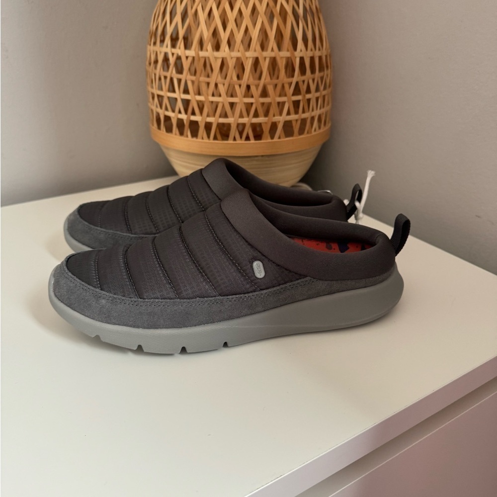 NEW Revitalign Orthotic Quilted Nylon Mules - Tasman, Size 7-7.5